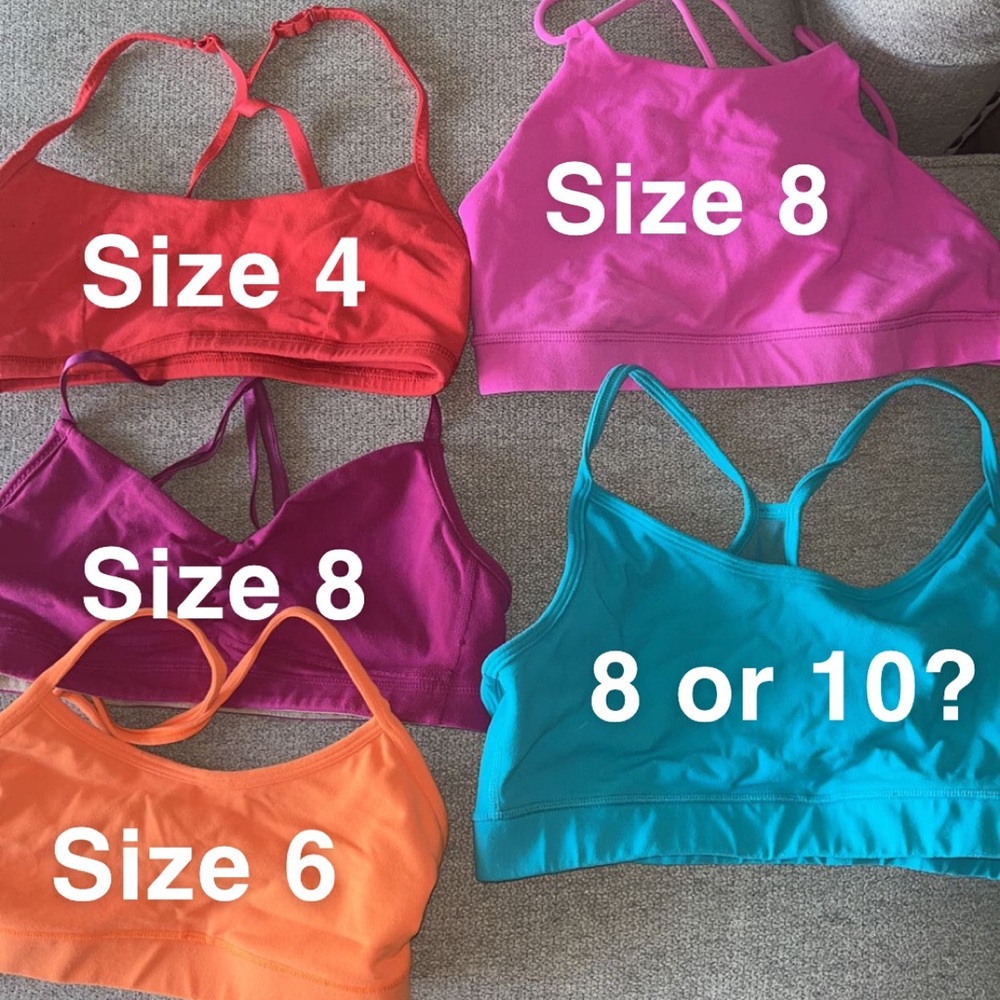 Lululemon sports bras